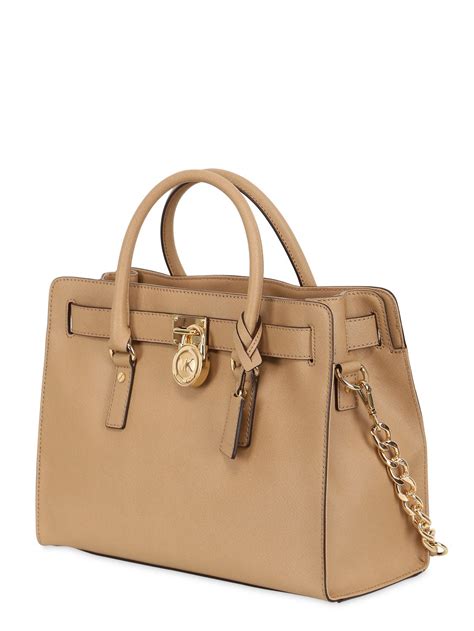 michael kors hamilton large beige and gold|Michael Kors Hamilton Large Bags & Handbags for Women.